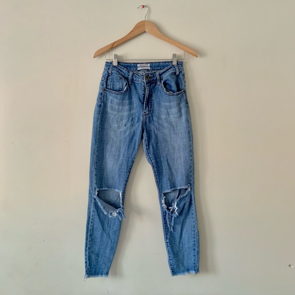 One Teaspoon High waist Free-bird Stretch Fitted Leg Jeans